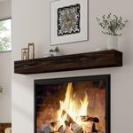 Fireplace Mantel | 48" W Wood Float