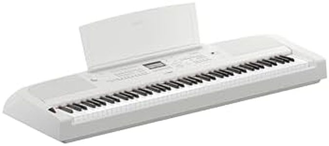 Yamaha DGX-670 - Portable Grand Digital Piano with 88 Weighted Keys, Bluetooth Audio, CFX Piano Sound, 630+ Voices, Professional Features - White