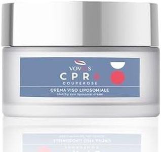 VOVEES CPR6 - Crème Visage Anti-Rougeurs (50 ml) | Traitement Anti Rosacée | Hydratante et Apaisante aux 6 Actifs Naturels Bio | Pour Hommes et Femmes, Verre