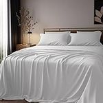 JSELF Bamboo Sheets Queen Size Bed 