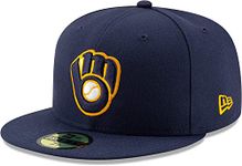 New Era Men's 70360937, Milwaukee Brewers, 7.75