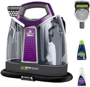 BISSELL SpotClean Pet, Carpet Cleaner, Portable Spot Cleaner, Spills & Carpet Stain Remover with HeatWave Technology, Upholstery Cleaner, Carpets, Stairs, Car Seat, Mattress & Sofa Cleaner, 36982