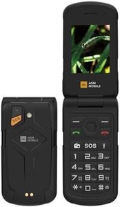 AGM M10 Robustes 4G Klapphandy ohne Vertrag – Outdoor Tastenhandy mit Dual-SIM, FM-Radio, SOS-Notruftaste und erweiterbarem Speicher bis 128GB für Arbeit & Outdoor