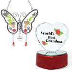 Grandma Butterfly and LED Heart Bundle