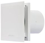 Airflow QT100B Extractor Fan 25L/s Flow - German Made, 2 Speed Options, 100mm Duct, Quiet 25 dB(A), Energy Efficient 5W/9W, QuietMark Certified, 3-Year Warranty