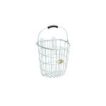 Nantucket Bike Basket Co Surfside Rear Wire Pannier Bag with Hooks, White