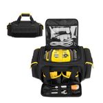 Rexmica Air Compressor Carrying Bag Compatible with DEWALT DCC018N 18 Volt Triple Source Inflator, Portable Tyre Inflator Storage Bag for DEWALT DCC018N Air Compressor, Charger, Batteries