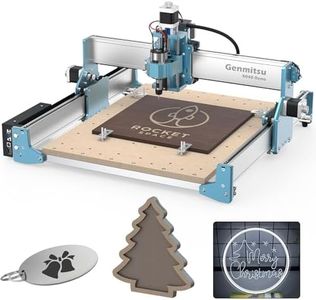 Genmitsu 4040 Reno CNC Router Milling Machine for Woodworking Acrylic Cutting, Belt Driven, Quieter Movement, Wood Metal Carving Cutter Engraver, Working Area 15.75′′ x 15.75′′ x 3′′