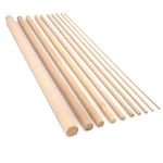 HOME CENTRE 1x Beech Wood Dowels Smooth Rod Pegs 1m x 8mm Craft Sticks DIY Long Wooden Dowel Woodcraft