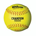 Wilson A9031 ASA Low Optic Yellow Fastpitch Softball - SST 12 Pack