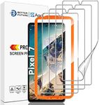 AACL [4-Pack] Pixel 7 Screen Protector for Google Pixel 7 5G [Not Glass] - Screen Protector for Pixel 7 Hybrid Film [7H][Fingerprint Compatible][Alignment Tool]