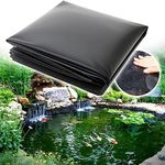 Adoture Pond Liner, Large Fish Pond Liner Gardens Pools Membrane Reinforced Landscaping 3M*2M (10S(0.08mm))