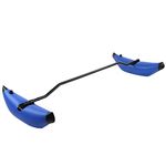 Bicaquu Three Colours Inflatable Kayak Stabilizer, Outrigger Stabilizer Kayak Outrigger Kit, Fine Workmanship for Canoeing Kayaking(blue)