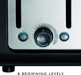 Dualit Architect 4-Slice Toaster – Stainless Steel, Modern Design