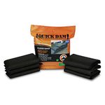 Quick Dam QD1224-6 Water Activated Flood Bags 1ft x 2ft, 6-Pack, Black