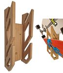 Enhanc3d Designs Skate Wall Mount in Bamboo Wood – Modern and Robust Design – Skate Wall Hanger – Longboard Wall Mount (2 Skates)