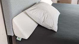 Insieme Queen Size Headboard Wedge Pillow, Multi-Use Bed Gap Filler for Headboard (White) to Cover Gap Between Bed and Headboard or Wall, Soft Headboard Pillow Mattress Bed Wedge Pillow