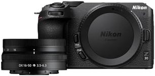 Nikon Z 30 with Wide-Angle Zoom Lens | Our most compact, lightweight mirrorless stills/video camera with 16-50mm zoom lens | Nikon USA Model