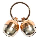 Beau's Bells 2 Extra Loud Cat & Dog Bells | Pet Tracker | Save Birds & Wildlife Handmade Copper (Medium)