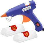 Glue Gun, Hot Glue Gun with 40pcs Melt Glue Sticks, Mini Hot Glue Guns Kit Melting Glue Gun Set, Glue Gun for Crafts and Arts, School, Home Quick Repairs