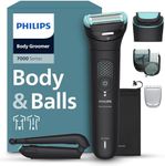 Philips Body Groomer 7000 Series - Trimmer for Men with 2D Flexing Head, Triple Protect Shave System, Interchangeable Heads, Intimate Trim & Shave, 100% Showerproof, 120 min. Runtime, Model BG7470/28