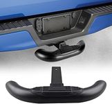 GLOBLED Hitch Step for 2 Inch Hitch Receiver Towing Hitch Step Bar Bumper Step Rear End Guard Protector for Pickup Truck SUV