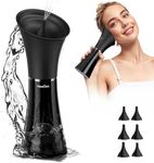 Electric Ear Wax Removal System, Water Powered Ear Cleaning Tool with Irrigation Flusher, 6 Tips, 4 Pressure Settings - Safe & Effective for Ear Wax Buildup Flushing and Cleaning