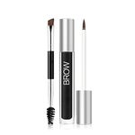 Multibrite Makeup Eyebrow Gel Waterproof Long Lasting Eyebrow Gel Professional Makeup Eyebrow Tint Natural Versatile Tinted Brow Gel Creates Natural Looking Brows (Jet Black 01)