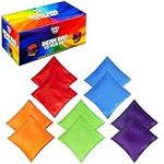 KreativeKraft Bean Bag Set for Kids, Colourful Throwing Bean Bags for Outdoor Games Pack of 10 or 20 (Multi Pack of 10)