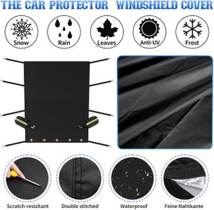 iZoeL Magnetic Car Windscreen Cover – Frost and Snow Protection