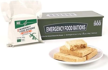 Emergency Food Supply - Original Flavor Hardtack, Mre Meals 2025, 4 Days Emergency Meals Survival Foods Bars, for Disaster Preparedness, Tin Pack, Long Shelf Life