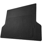 Rubber Car Boot Mat Liner (137cm X 110cm) Universal Non-Slip Deep-Dish Heavy-Duty Rubber for Cars SUV Truck and VAN, Waterproof, All Weather