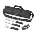 Victorinox Swiss Army 5.1003.51-X2 Forschner Straight Field Dressing Kit Small Black Set of 5, 20 IN