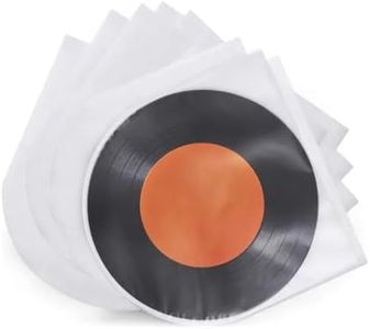 ZHYUAN100PCS12Inch Vinyl Record Sleeves Record Cover Sleeves, Record CoversCD Inner Sleeves,Vinyl Record Inner Sleeves,Vinyl Record Plastic Covers,Record Sleeves with 0.08mm Thick Anti-Static Material