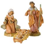 Fontanini by Roman Classic Holy Family Nativity Set, 3-Piece, 5-Inch Each