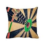 Target Aim Goal Decorative Throw Pillow Covers for Couch Sofa Bed Living Room 20 x 20inch