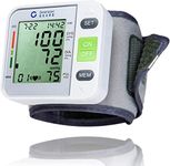 Clinical Automatic Blood Pressure Monitor FDA Approved by Generation Guard with Large Screen Display Portable Case Irregular Heartbeat BP and Adjustable Wrist Cuff Perfect for Health Monitoring