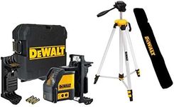 Dewalt DW088K Self Levelling Cross Line Laser Level Bracket Case + Tripod + Bag