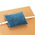 JEMIDI Sun Lounger Head Cushion - 30 x 20cm Pillow for Garden Chair or Deck Chair - Head Rest for Sun Loungers with Washable Terry Cloth Cotton Cover