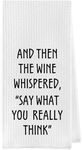 Geqtt Wine Lovers Dish Towel - Funn