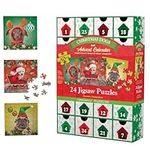 Eurographics Christmas Dogs Advent Calendar with 24 Christmas Jigsaw Puzzles (8924-5738)