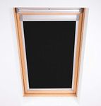 Bloc Skylight Blind for Velux Roof Windows Blockout, Black, MK04