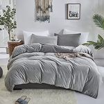 Fluffy Gray Comforter