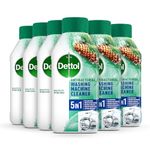 Dettol Antibacterial Washing Machine Cleaner, Removes Limescale, Dirt & Bad Odours, Original, Pack of 6 x 250ml