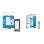 Lutron Caséta Wireless Smart Lighting Switch (PD-6ANS-WH) and Motion Sensor (PD-OSENS-WH) | White