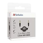 Verbatim 3.5mm Aux Cable Retractabl