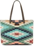 Wrangler Tote Purse Bag Aztec Canva