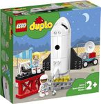 LEGO 10944 DUPLO Town Space Shuttle Mission Rocket Toy, Set Preschool Toddlers Age 2-4 Years Old With Astronaut Figures