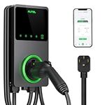 Autel MaxiCharger Home Smart Electric Vehicle (EV) Charger, 40 Amp Level 2 Wi-Fi and Bluetooth Enabled EVSE, Indoor/Outdoor Car Charging Station, with in-Body Holster and 25-Foot Cable（14-50 Plug）