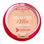 Bourjois Healthy Mix Compact Powder, Zero Signs of Fatigue, Mattifying and Uniforming Formula with Vitamins A, E and B5, 02 Golden Ivory, 11 g